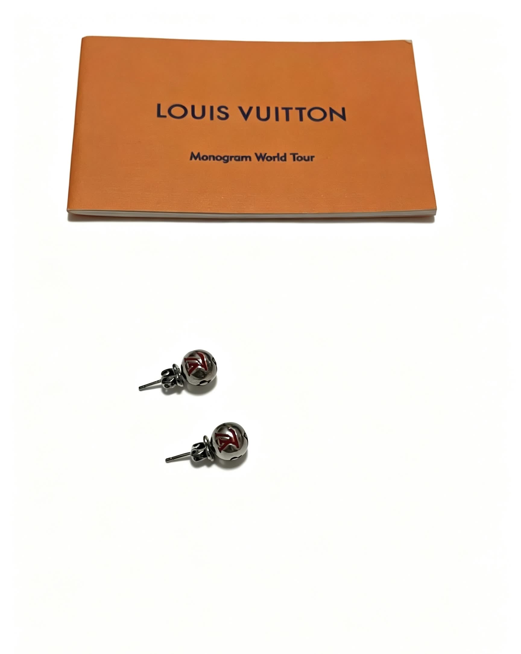 Louis Vuitton Monogram World Tour Earrings